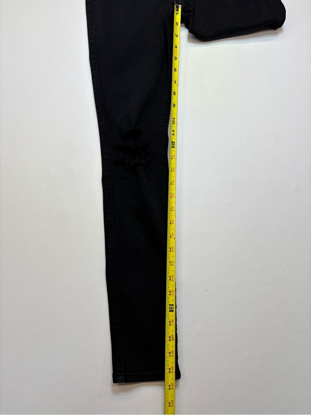 Abercrombie & Fitch Super Skinny High Rise Jeans Black Womens 6R 28x31 Stretch - Picture 3 of 6